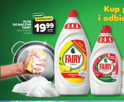 Płyn do naczyń Fairy Cytryna promocja w Stokrotka