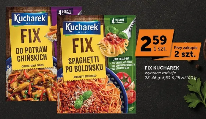 Fix do potraw chińskich Kucharek promocja w ABC