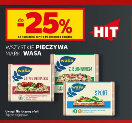 Pieczywo chrupkie Wasa Żytnie Delikatess promocja w Kaufland