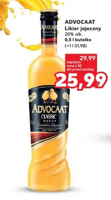 Likier jajeczny Advocaat Classic promocja w Kaufland