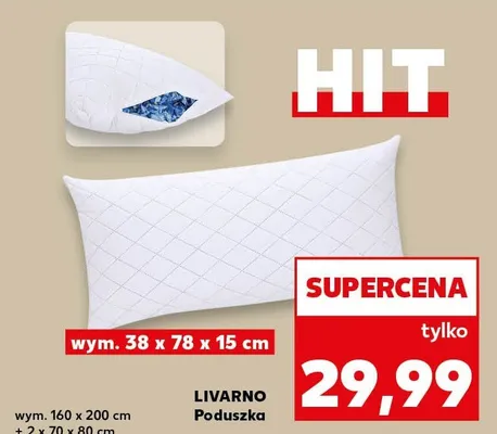 Poduszka LIVARNO 38x78x15 cm promocja w Kaufland
