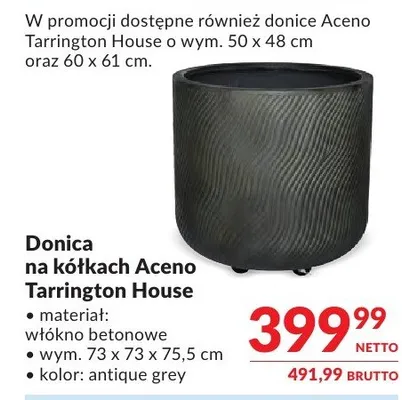 Donica na kółkach Aceno Tarrington House promocja w Makro