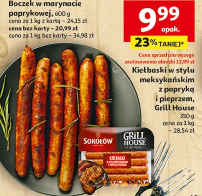 Boczek w marynacie paprykowej promocja w Auchan