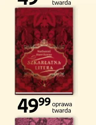 Książka Szkarłatna litera oprawa twarda promocja w Empik