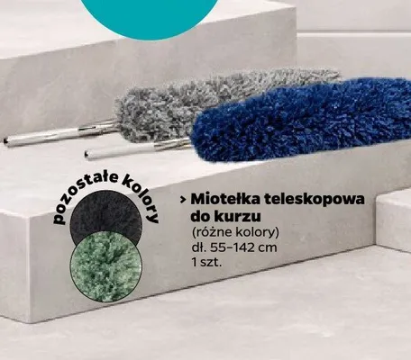 Miotełka teleskopowa do kurzu, różne kolory promocja w Netto