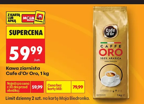 Kawa ziarnista promocja w Biedronka