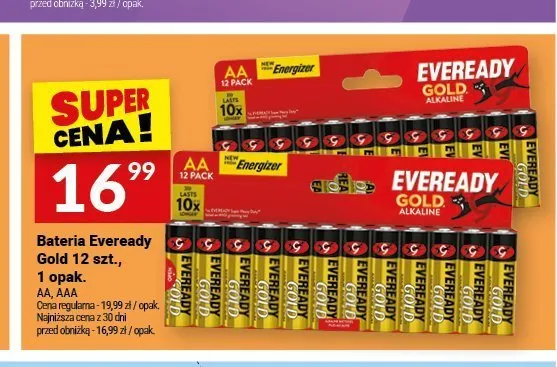 Baterie Eveready Gold promocja w Twój Market