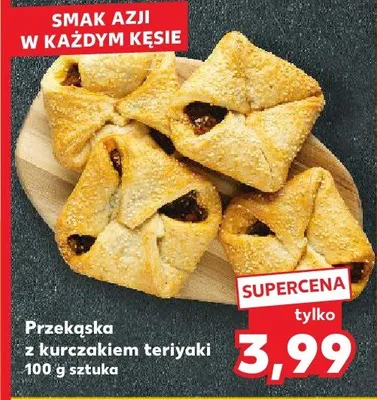 Przekąska z kurczakiem teriyaki promocja w Kaufland