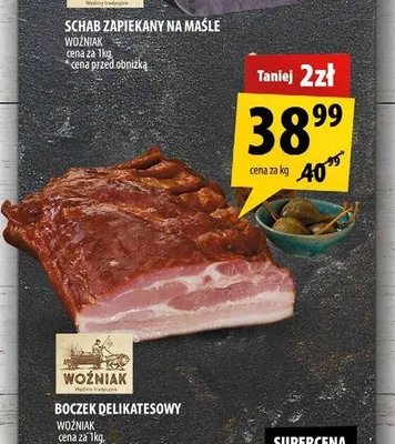 Boczek delikatesowy Woźniak promocja w Arhelan
