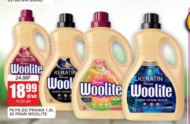 Płyn do prania 30 prań Woolite promocja w Bingo