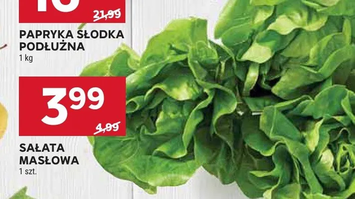 Papryka słodka podłużna promocja w Stokrotka