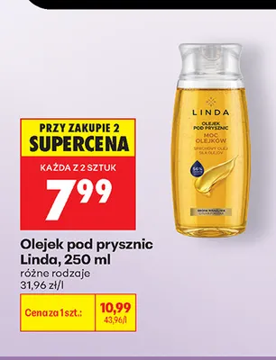 Olejek pod prysznic Linda promocja w Biedronka