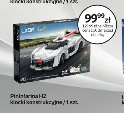 Klocki konstrukcyjne CaDA Pininfarina H2 promocja w Empik