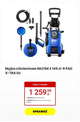 Myjka ciśnieniowa Nilfisk E 145,4-9 PAD X-TRA EU promocja w Media Expert