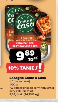 Lasagne Come a Casa promocja w Netto