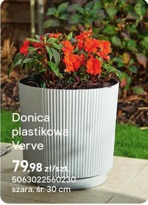 Donica plastikowa Verve promocja w Castorama