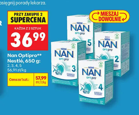 Nan Optipro 5 Nestlé promocja w Biedronka