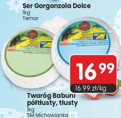 Twaróg Babuni półtłusty, tłusty promocja w Market Point
