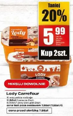 Lody Carrefour promocja w Supeco