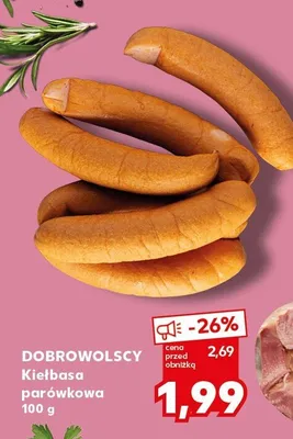 Kiełbasa parówkowa promocja w Kaufland