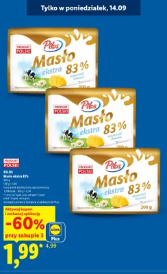Masło ekstra Osm siedlce promocja w Lidl