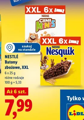 Batony zbożowe XXL promocja w Lidl