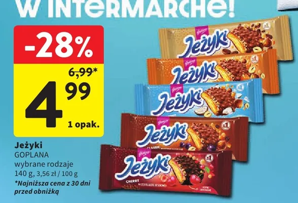Jeżyki Goplana promocja w Intermarche
