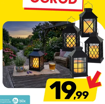 Latarnia solarna promocja w Bricomarche