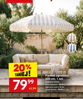 Parasol ogrodowy promocja w Twój Market