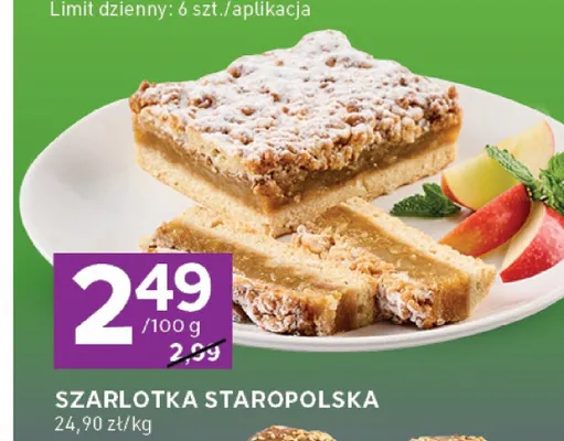 Szarlotka staropolska promocja w Stokrotka