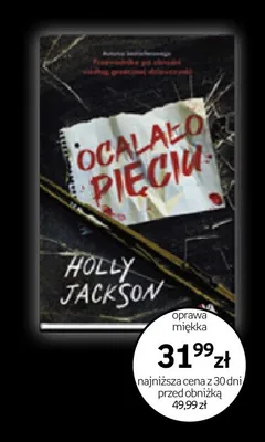 Książka Ocalało pięciu promocja w Empik