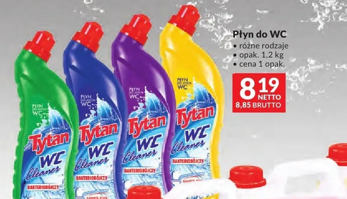 Płyn do WC Tytan promocja w Makro