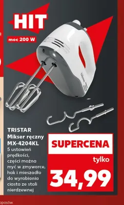 Mikser ręczny MX-4204KL Tristar promocja w Kaufland