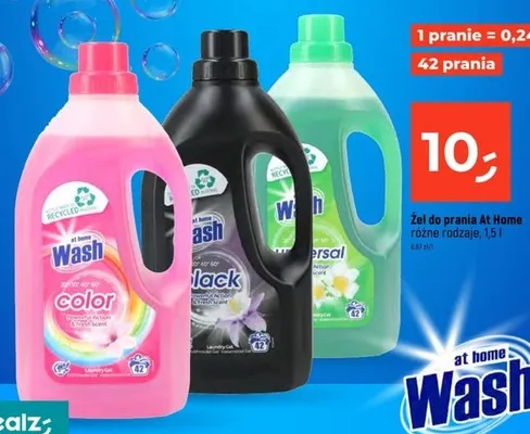 Żel do prania At Home Universal promocja w Dealz