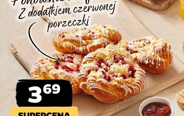 Drożdżówka ręcznie zawijana Netto promocja w Netto