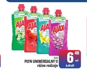 Płyn uniwersalny Ajax promocja w Tomi Markt