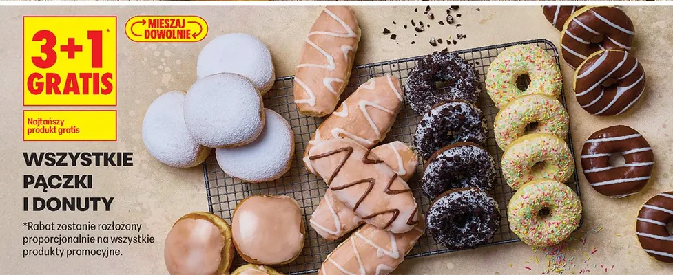 Pączki i donuts promocja w Biedronka
