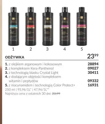 Odżywka z olejkiem arganowym i kokosowym Avon Advance Techniques promocja w AVON