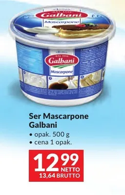 Ser Mascarpone Galbani promocja w Makro