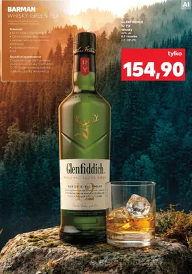 Whisky Glenfiddich 12 YO promocja w Kaufland