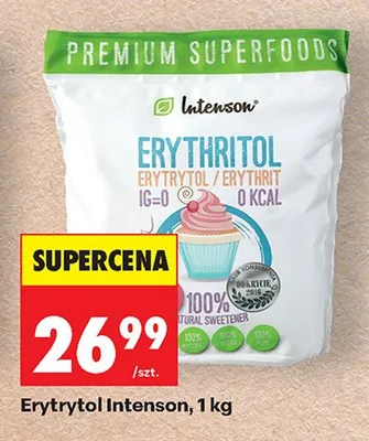 Erytrytol Intenson promocja w Biedronka
