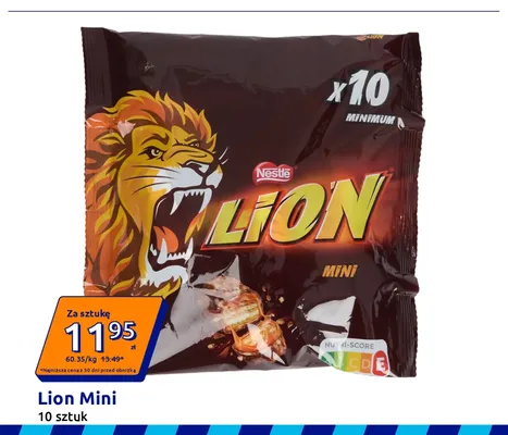 Batony Lion Mini 10-pak promocja w Action