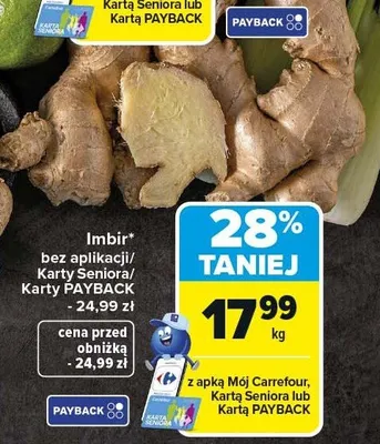 Imbir promocja w Carrefour