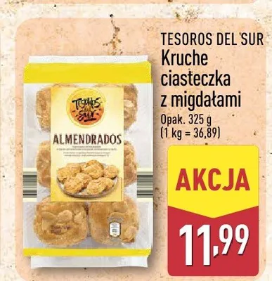 Kruche ciasteczka z migdałami TESOROS DEL SUR promocja w Aldi