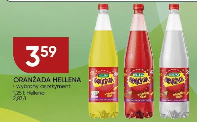 Oranżada Hellena wybrany asortyment promocja w Chata Polska