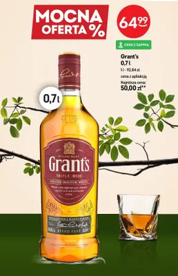 Whisky Triple Wood blended scotch promocja w Żabka