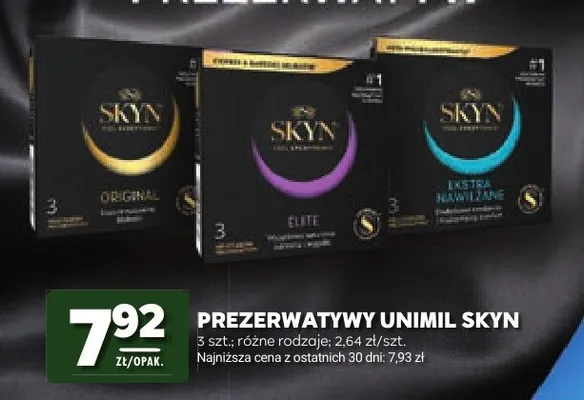 Prezerwatywy Skyn Elite 3-pak promocja w Stokrotka