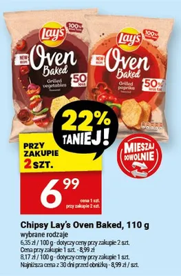 Chipsy Lay's Oven Baked promocja w Twój Market