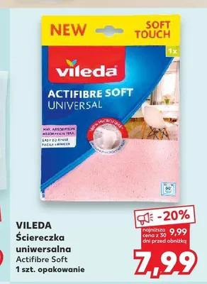 Ściereczka uniwersalna Vileda Actifibre Soft promocja w Kaufland