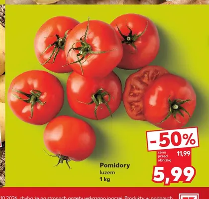 Pomidory promocja w Kaufland